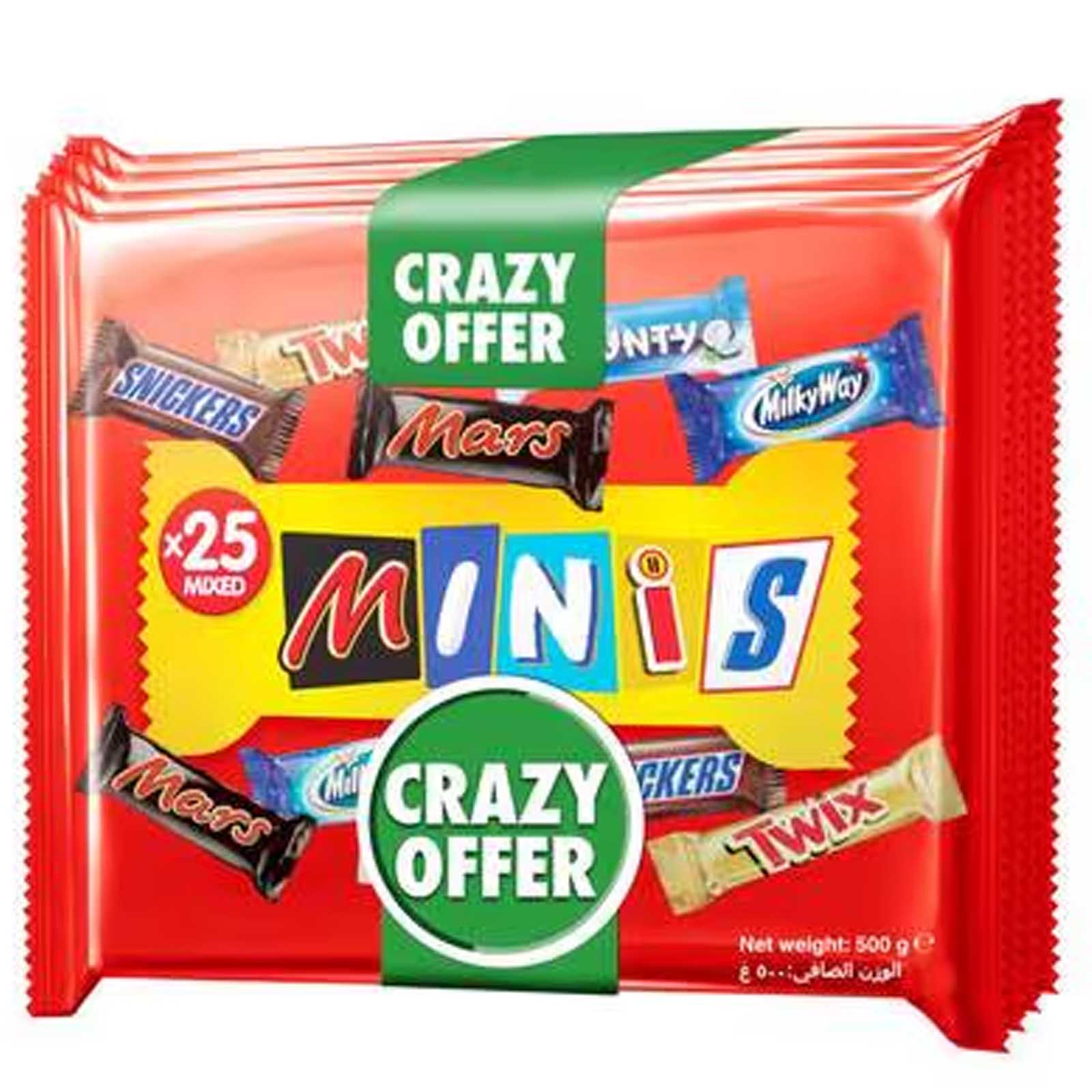 CHOCOLATE BEST OF MINIS MIXED MARS ( 3 X 500 GM )