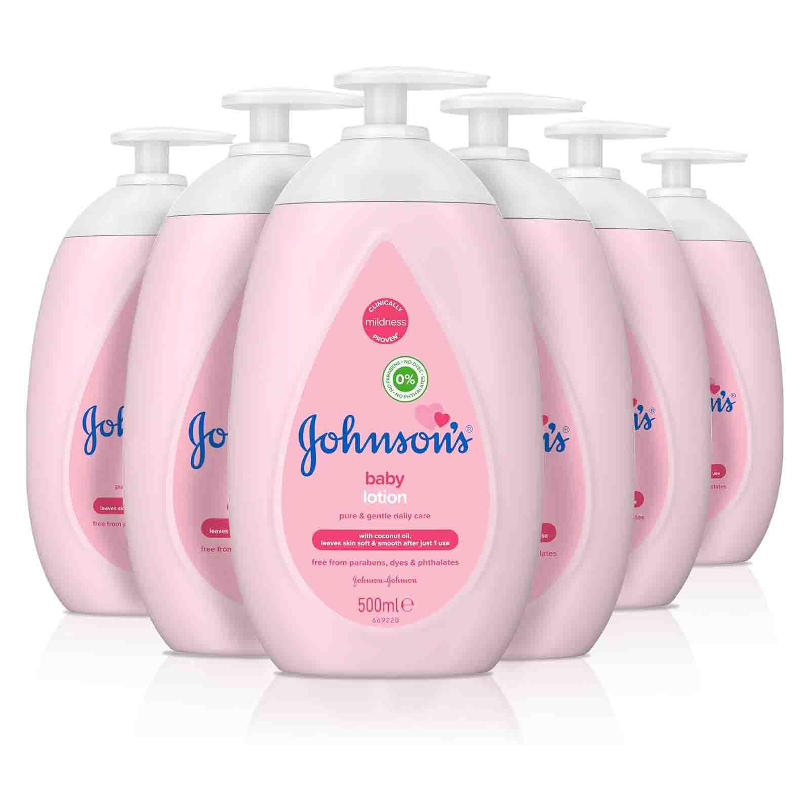 BABY LOTION SOFT JOHNSONS ( 6 X 500 ML )