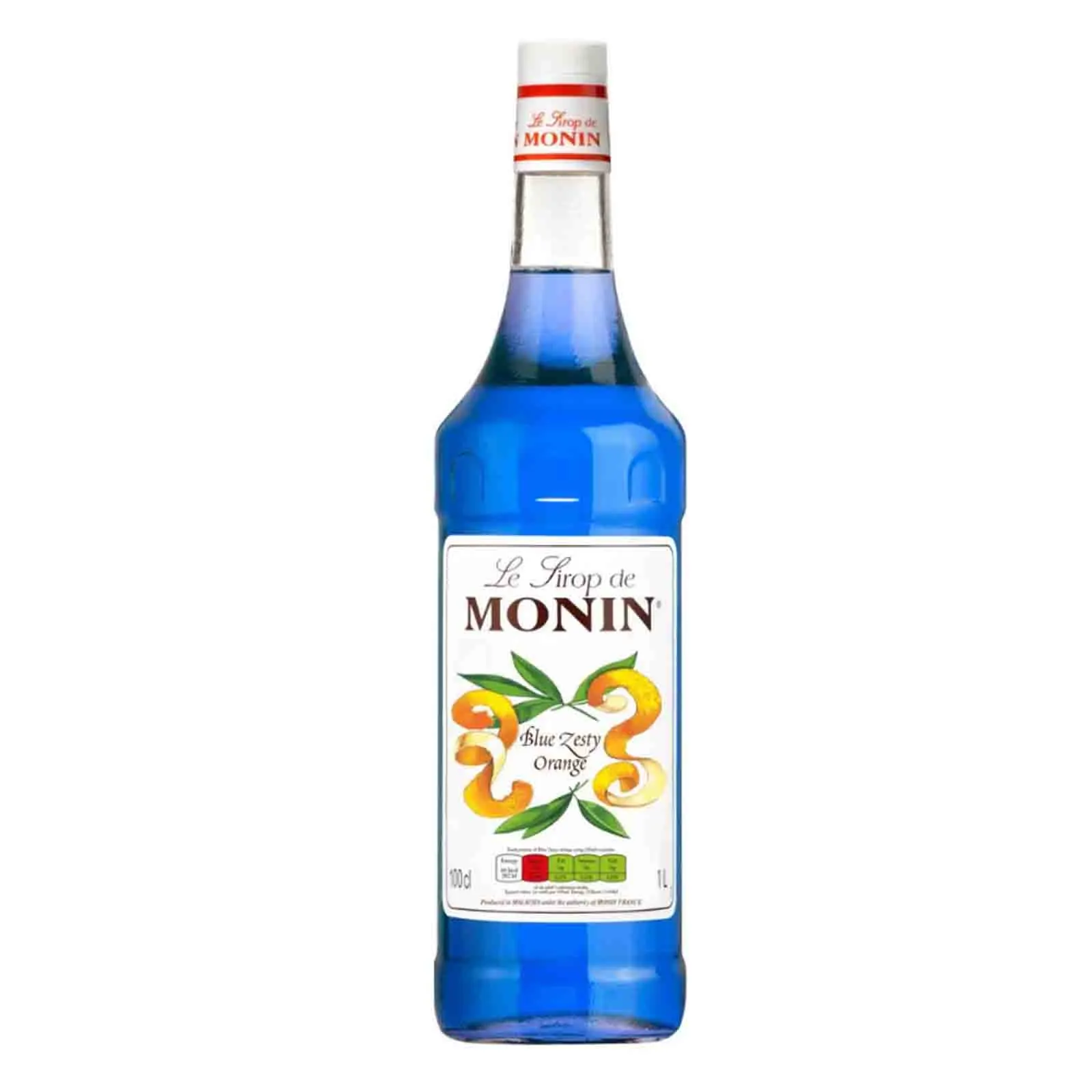 SYRUP BLUE ZESTY ORANGE MONIN ( 1 LTR )