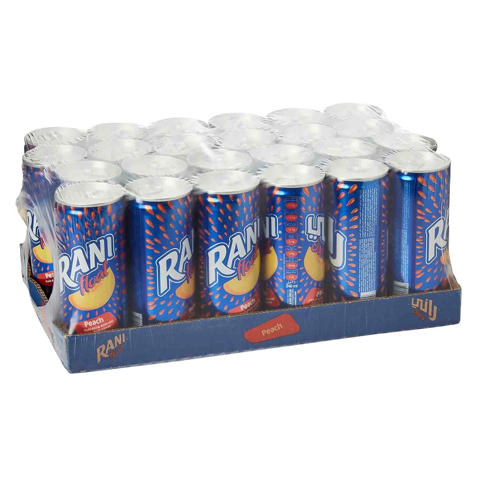 FRUIT DRINK FLOAT PEACH RANI ( 24 X 240 ML )