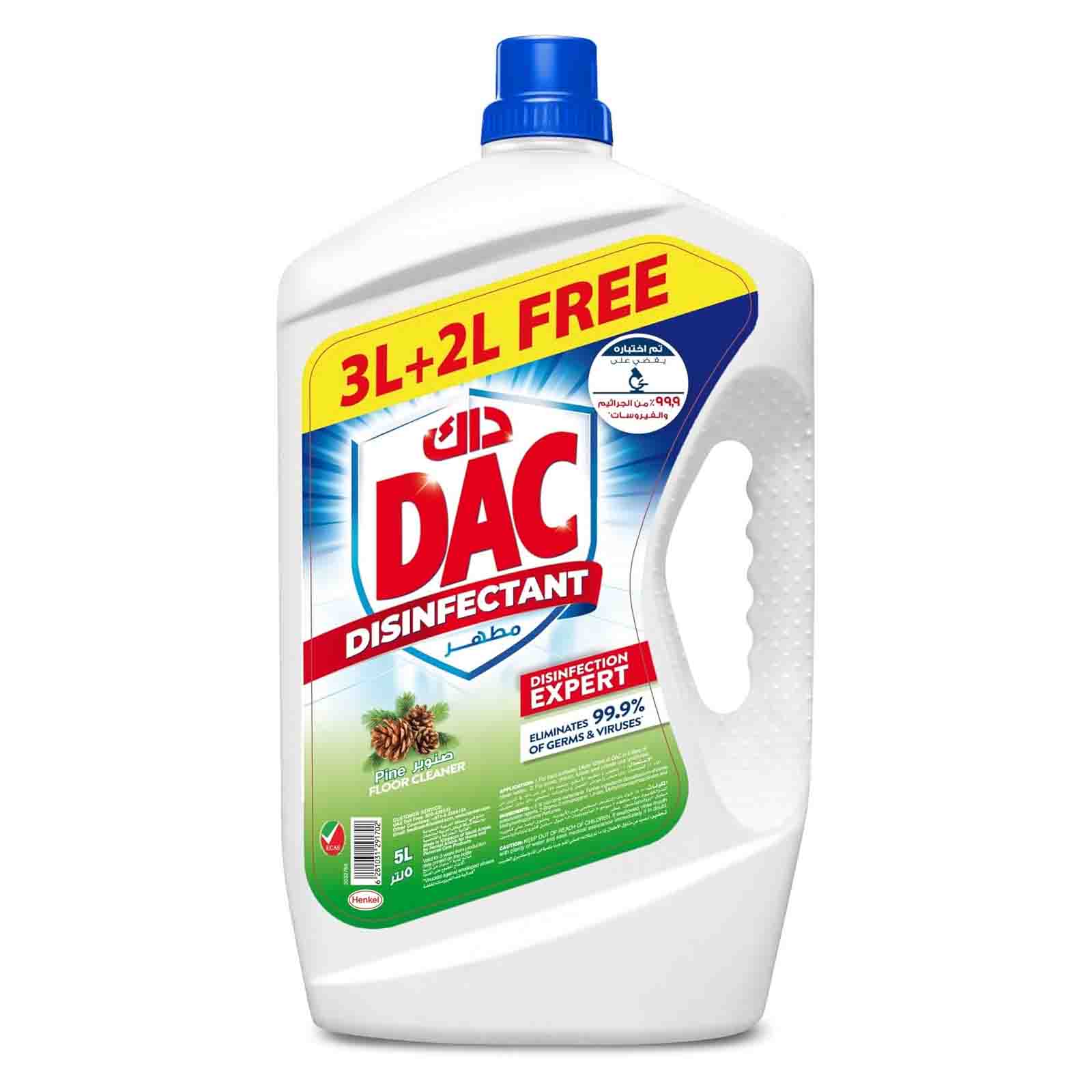 DISINFECTANT FLOOR CLEANER PINE DAC ( 5 LTR )