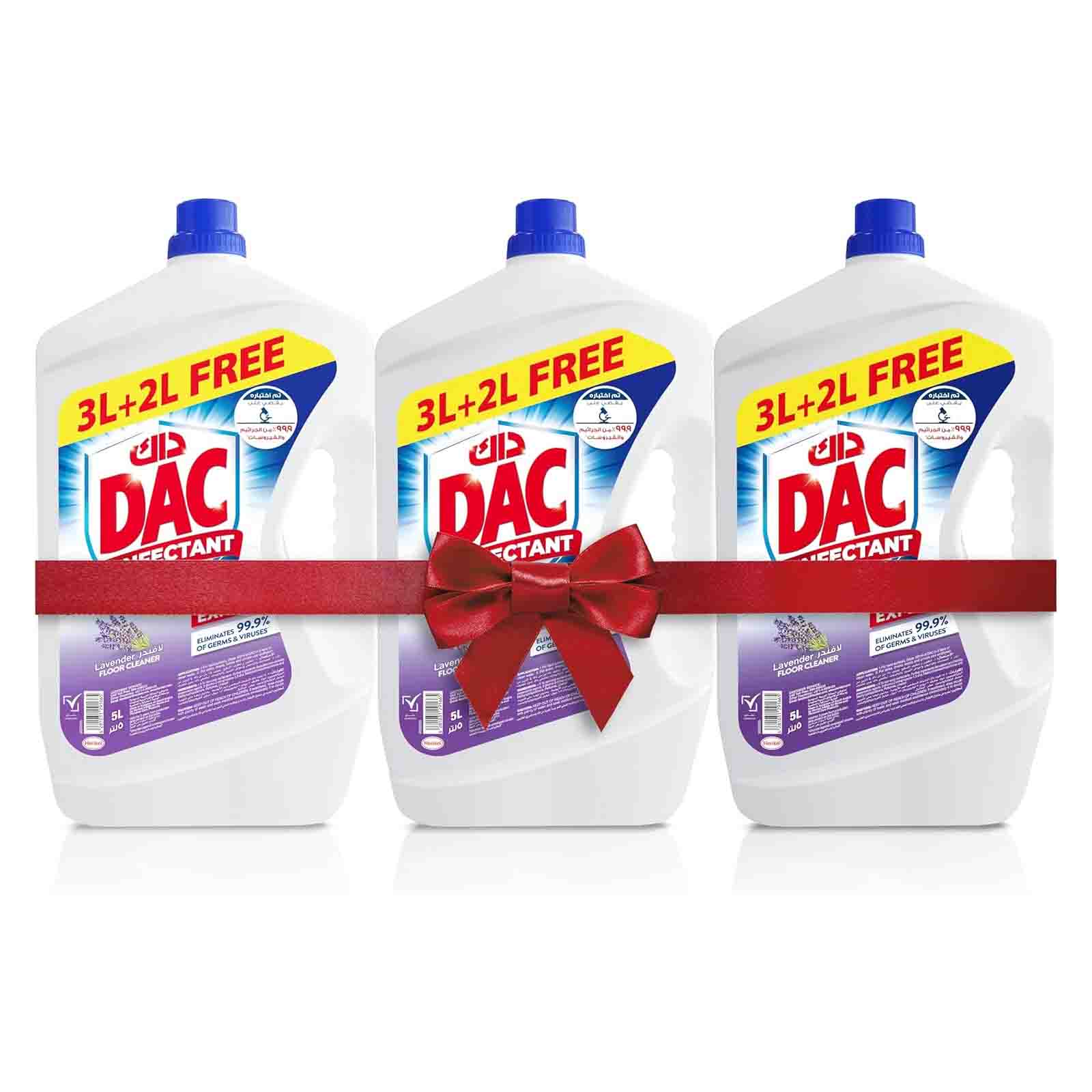 DISINFECTANT FLOOR CLEANER LAVENDER DAC ( 3 X 5 LTR )