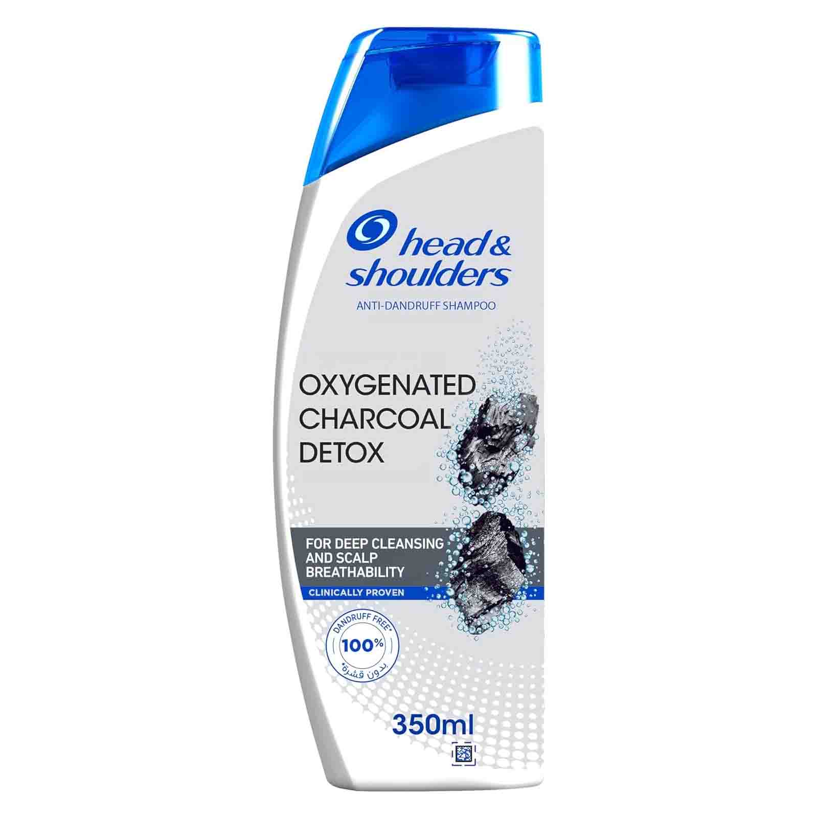 SHAMPOO ANTI DANDRUFF OXYGENATED CHARCOAL DETOX HEAD & SHOULDERS (  350 ML )