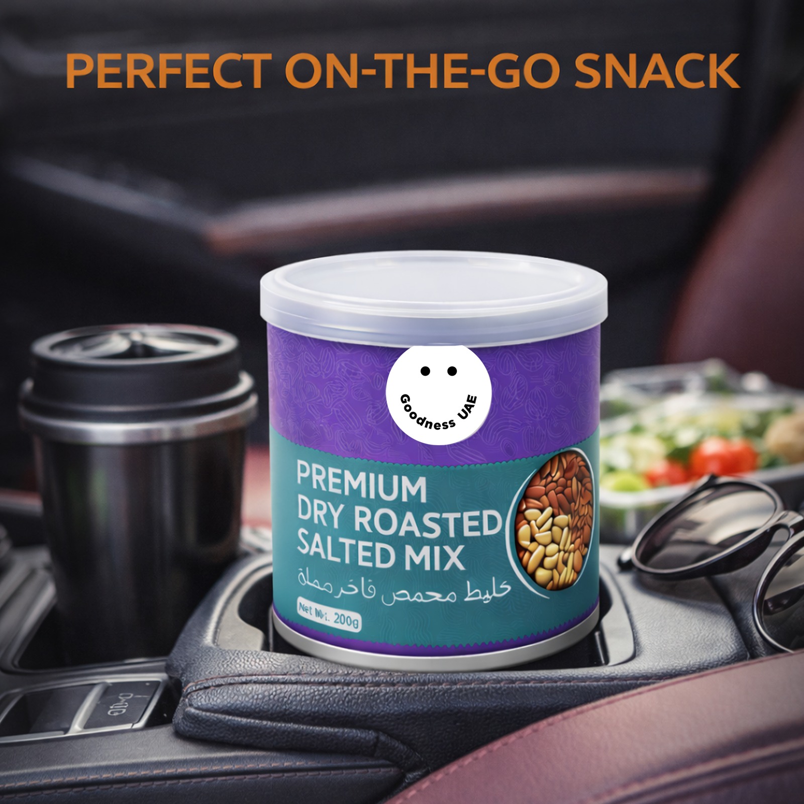  Goodness  Premium Dry Roasted Salted Mix, No Added Oil, Rich in Protein, No Preservatives, 2 X 200 g