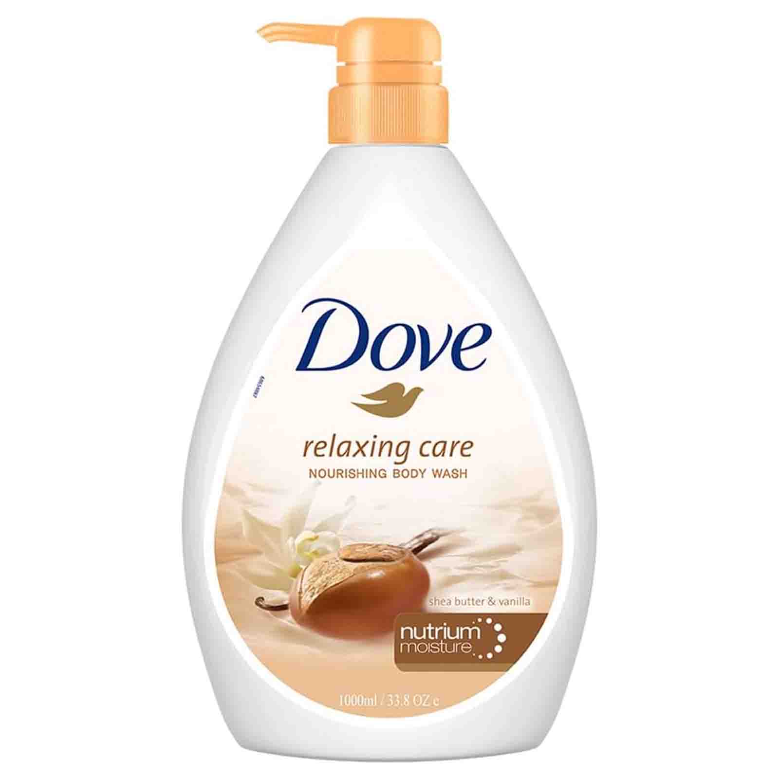 BODY WASH RELAXING CARE SHIA BUTTER & VANILLA DOVE ( 1000 ML )