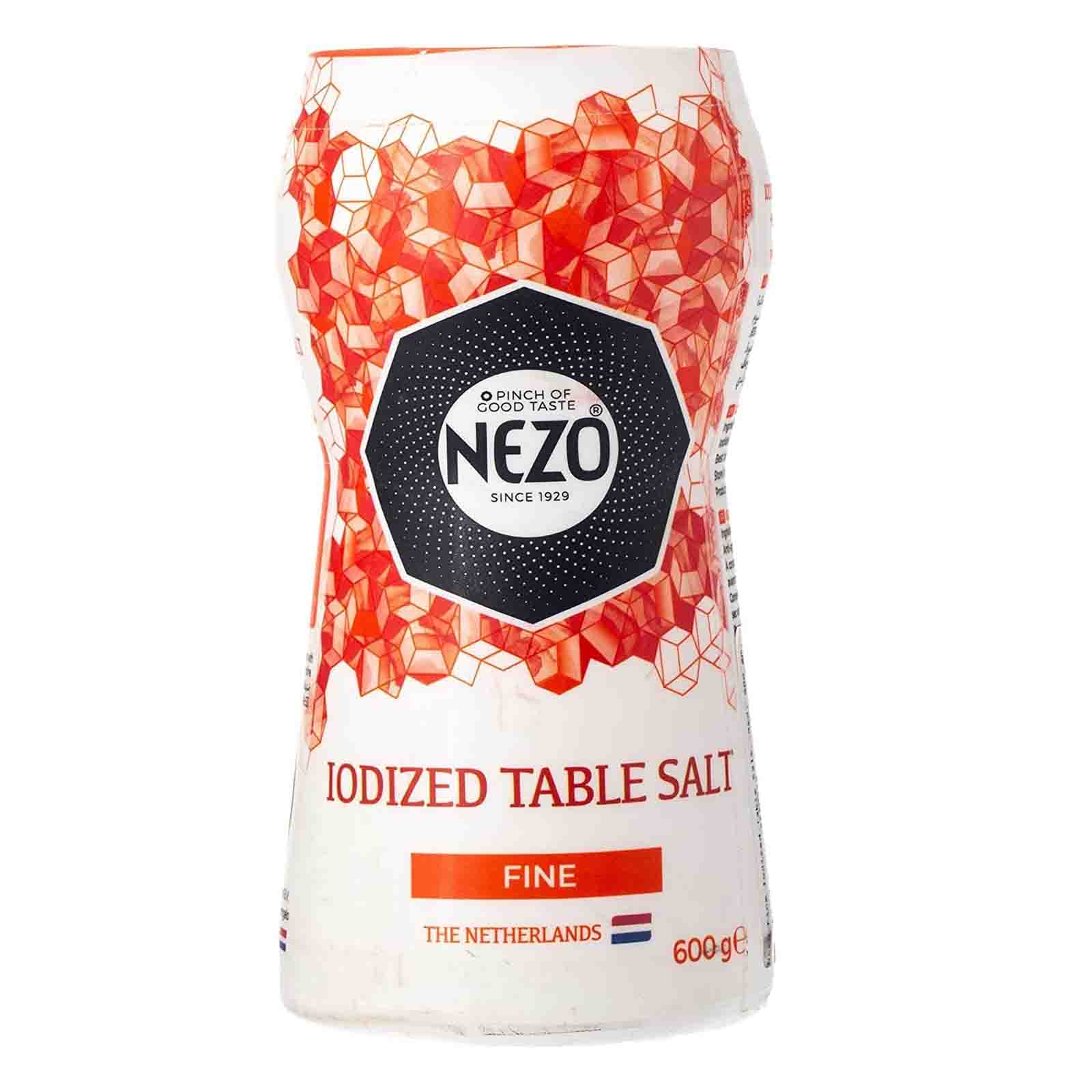 SALT TABLE FINE IODIZED NEZO ( 600 GM )