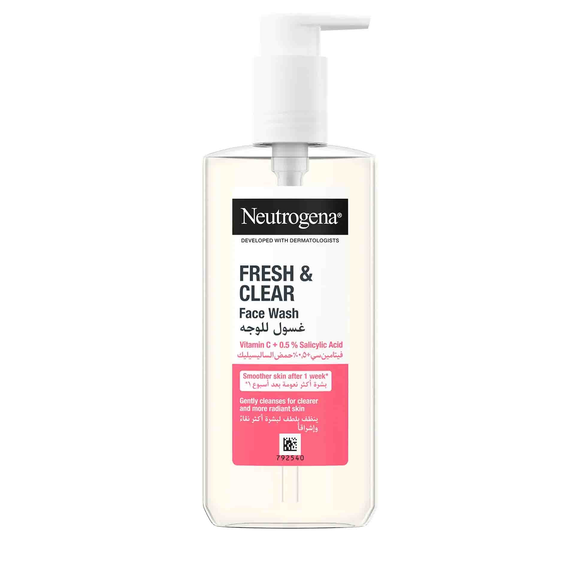 FACE WASH FRESH & CLEAR NEUTROGENA ( 200 ML )