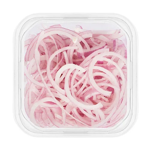Fit Fresh Red Onion Slices 250 g (Freshly-Prepared, Sanitized, Ready-To-Cook, No Preservatives, No Additives)