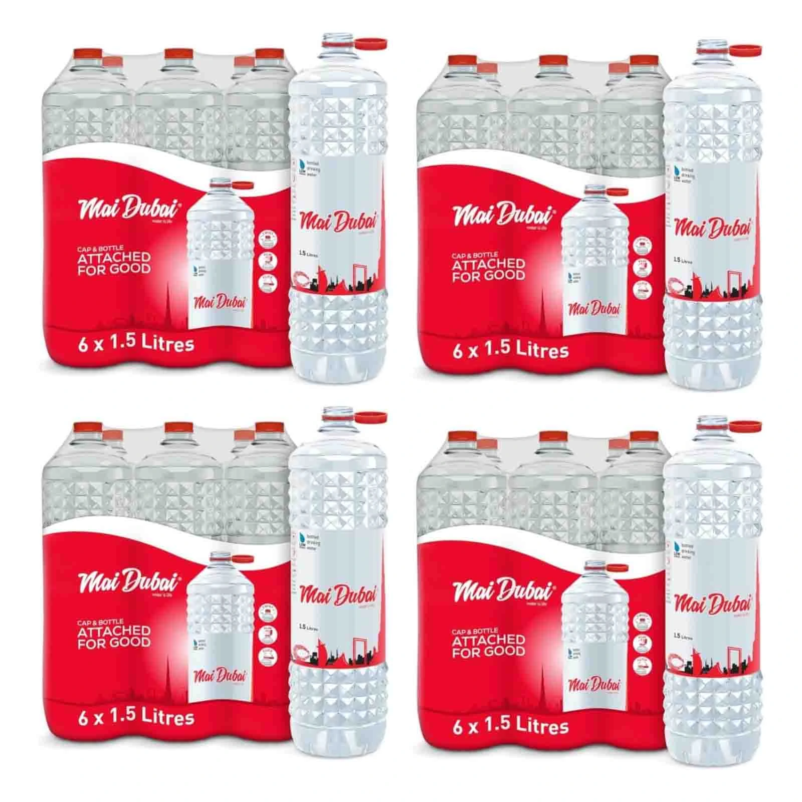 WATER DRINKING MAI DUBAI ( 4 X 6 X 1.5 LTR )