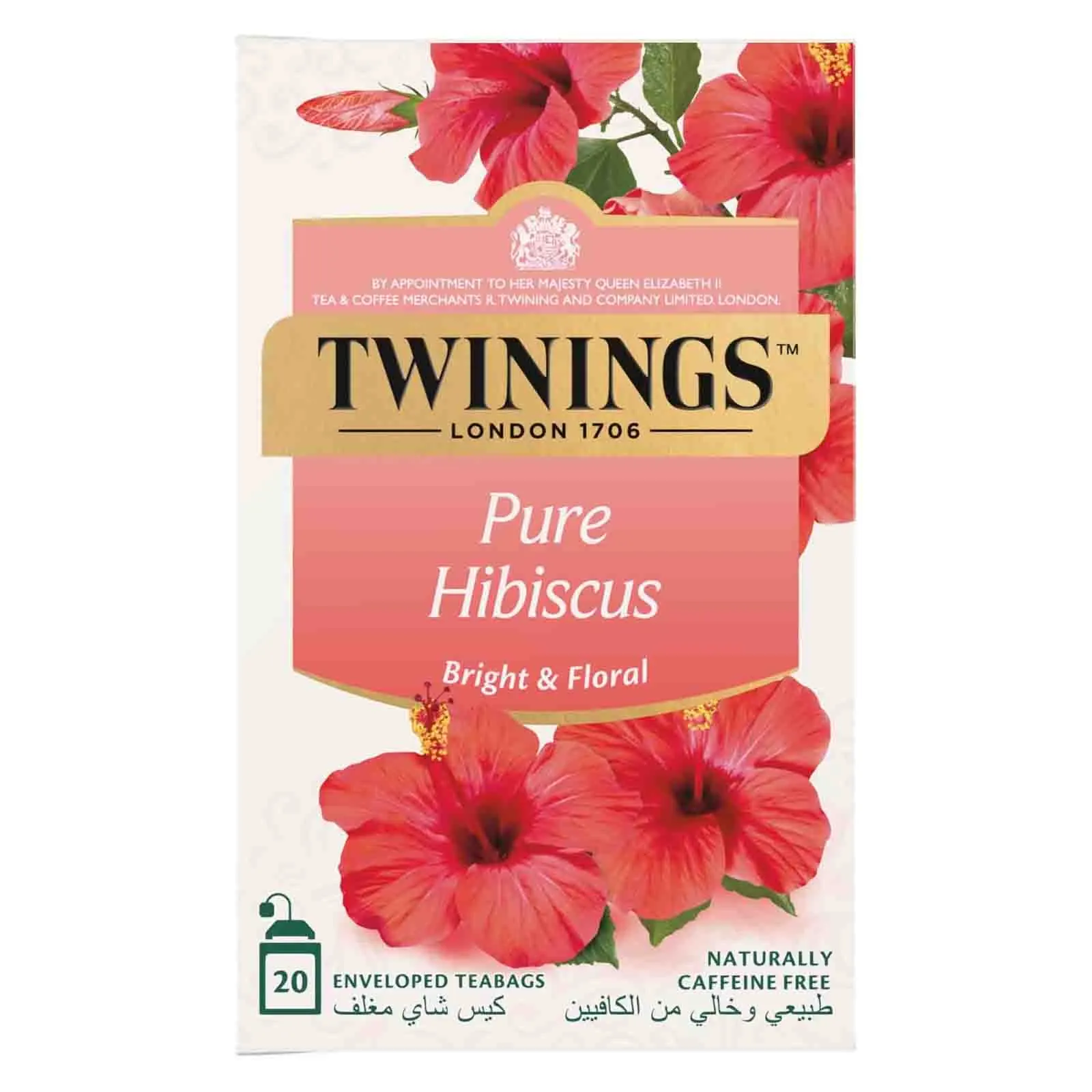 TEA BAG PURE HIBISCUS TWININGS ( 20 BAG )