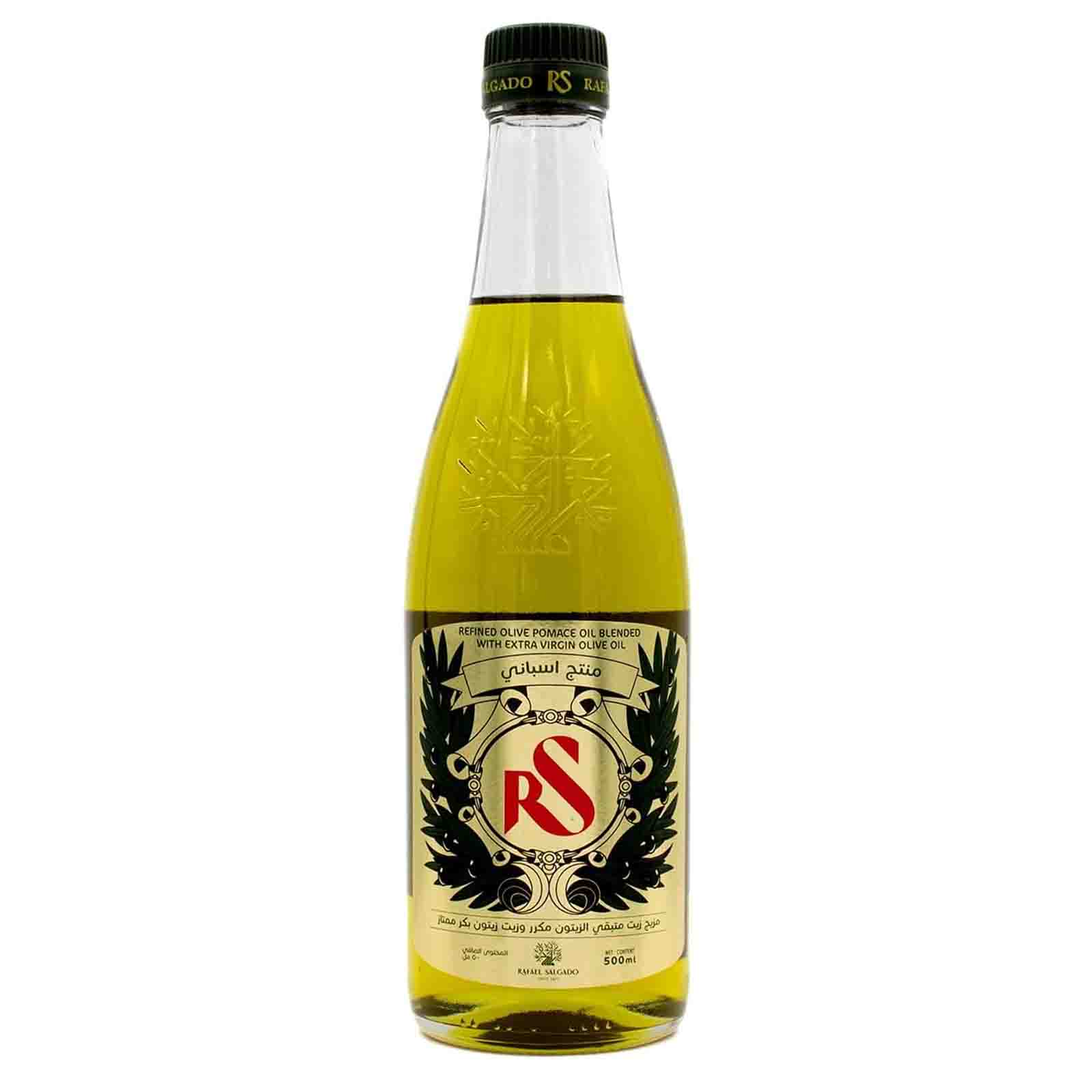 OIL OLIVE GLASS BOTTLE RS ( 500 ML )