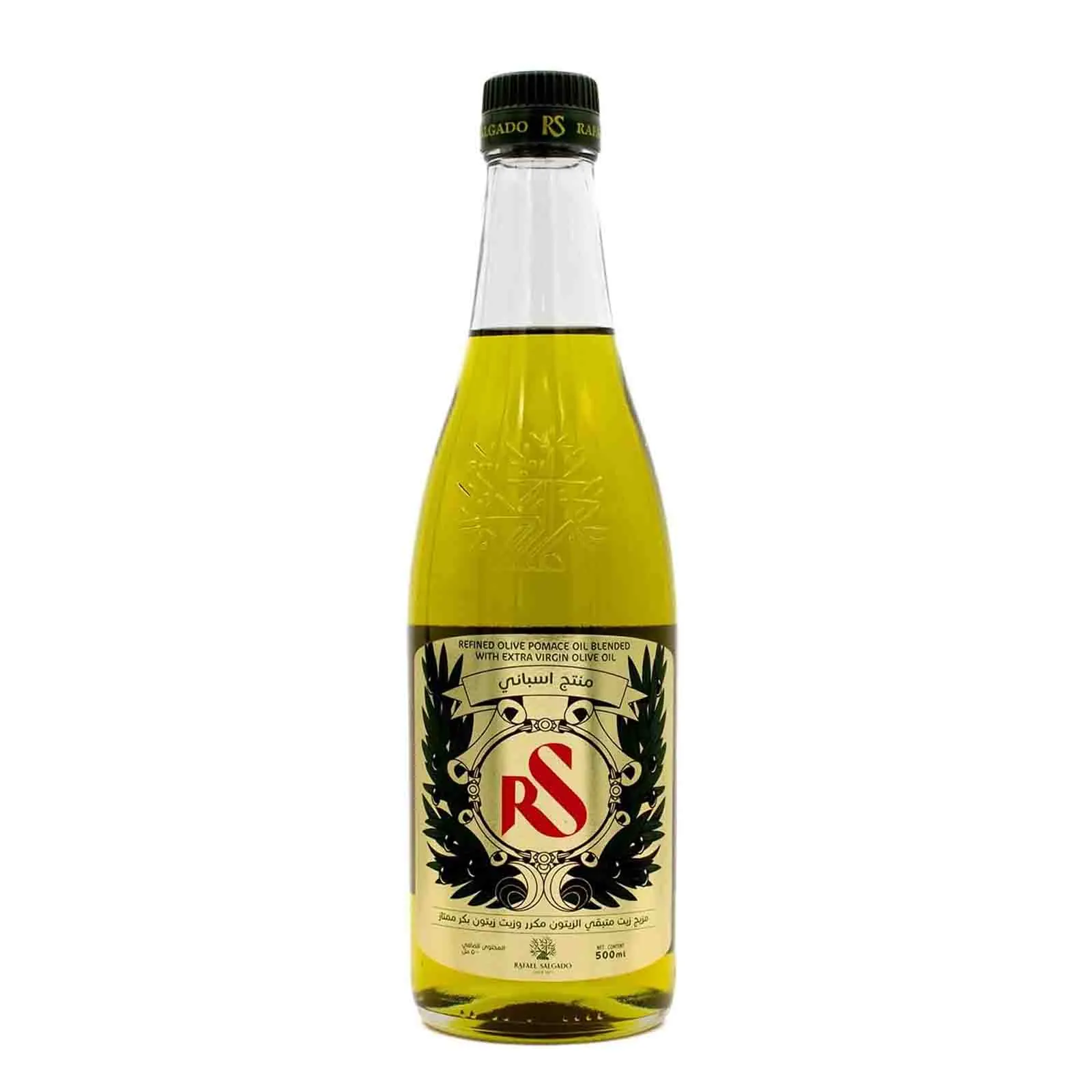 OIL OLIVE GLASS BOTTLE RS ( 500 ML )