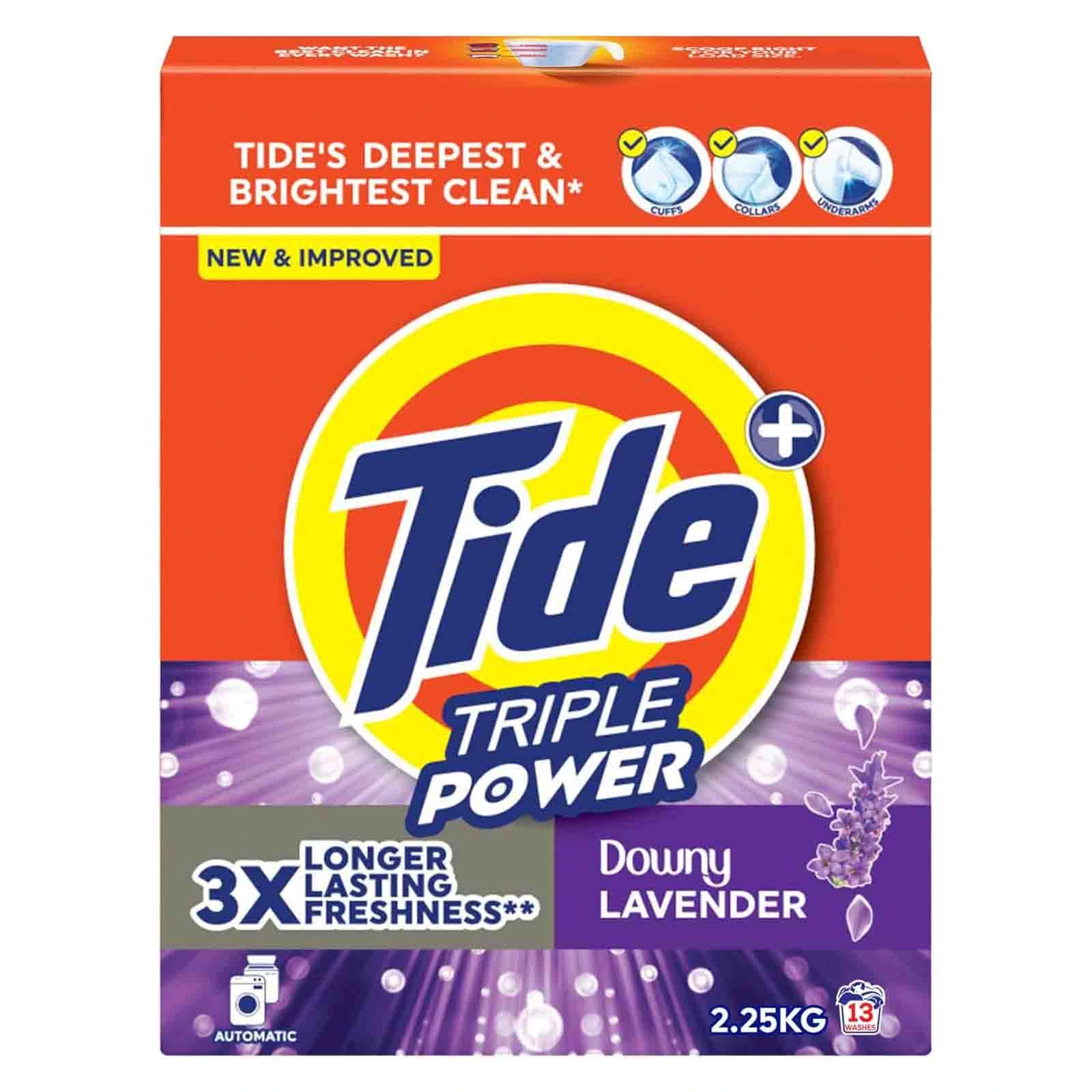 LAUNDRY DETERGENT POWDER AUTOMATIC LAVENDER TIDE ( 2.25 KG )