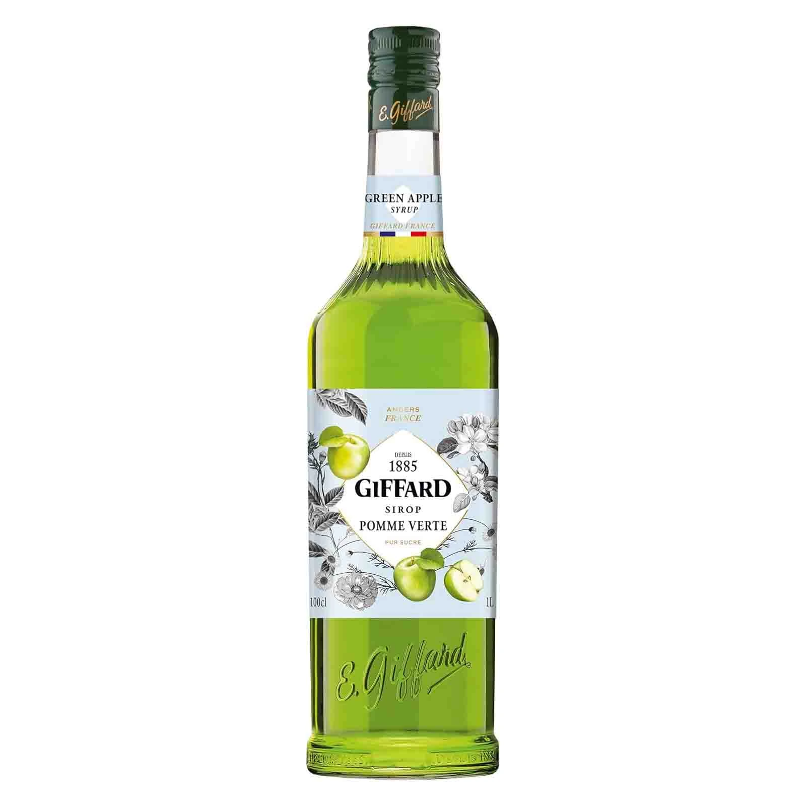 SYRUP GREEN APPLE GIFFARD ( 1 LTR )