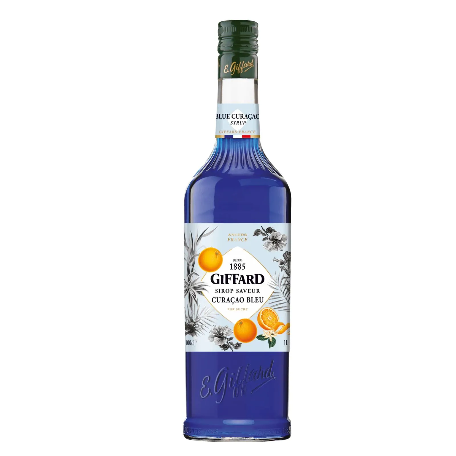 SYRUP BLUE CURACAO GIFFARD ( 1 LTR )