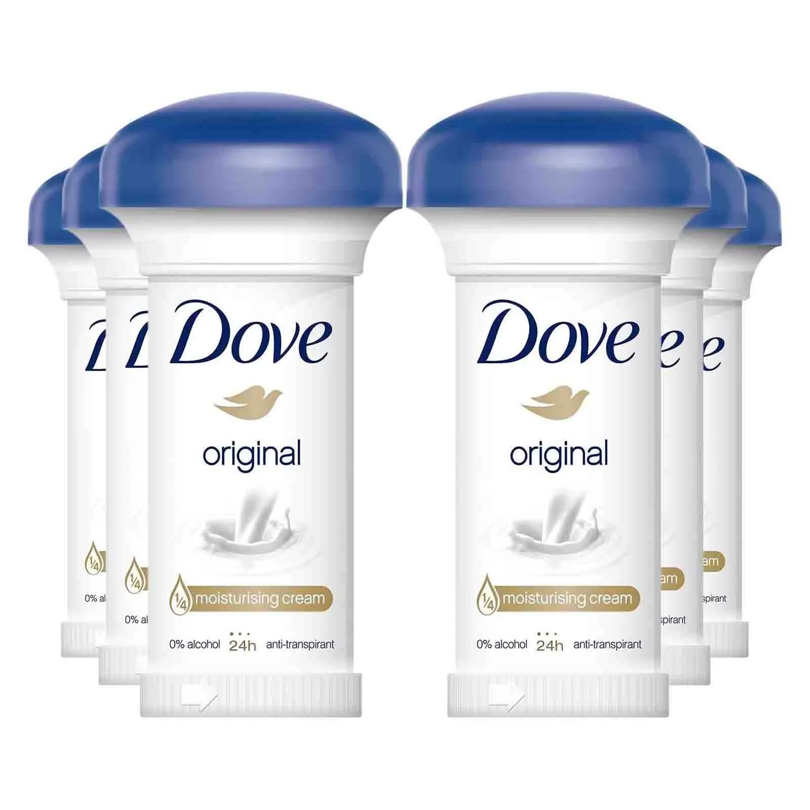 CREAM MOISTURISING ORIGINAL DOVE ( 6 X 50 ML )