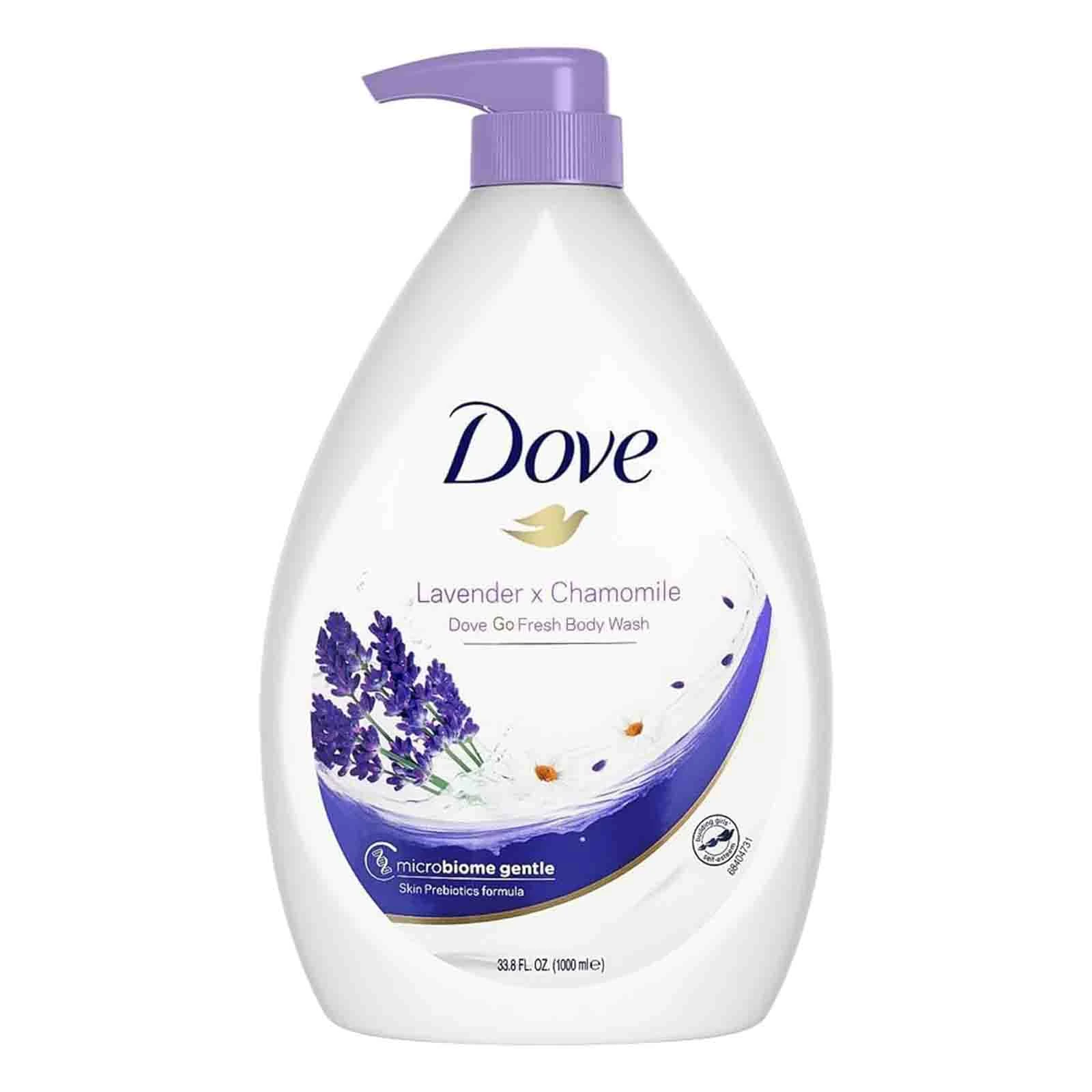 BODY WASH RELAXING LAVENDER X CHAMOMILE DOVE ( 1000 ML )