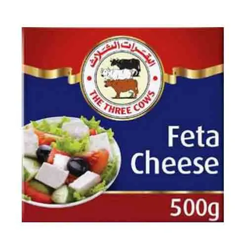 CHEESE FETA 3 COWS ( 500 gm )