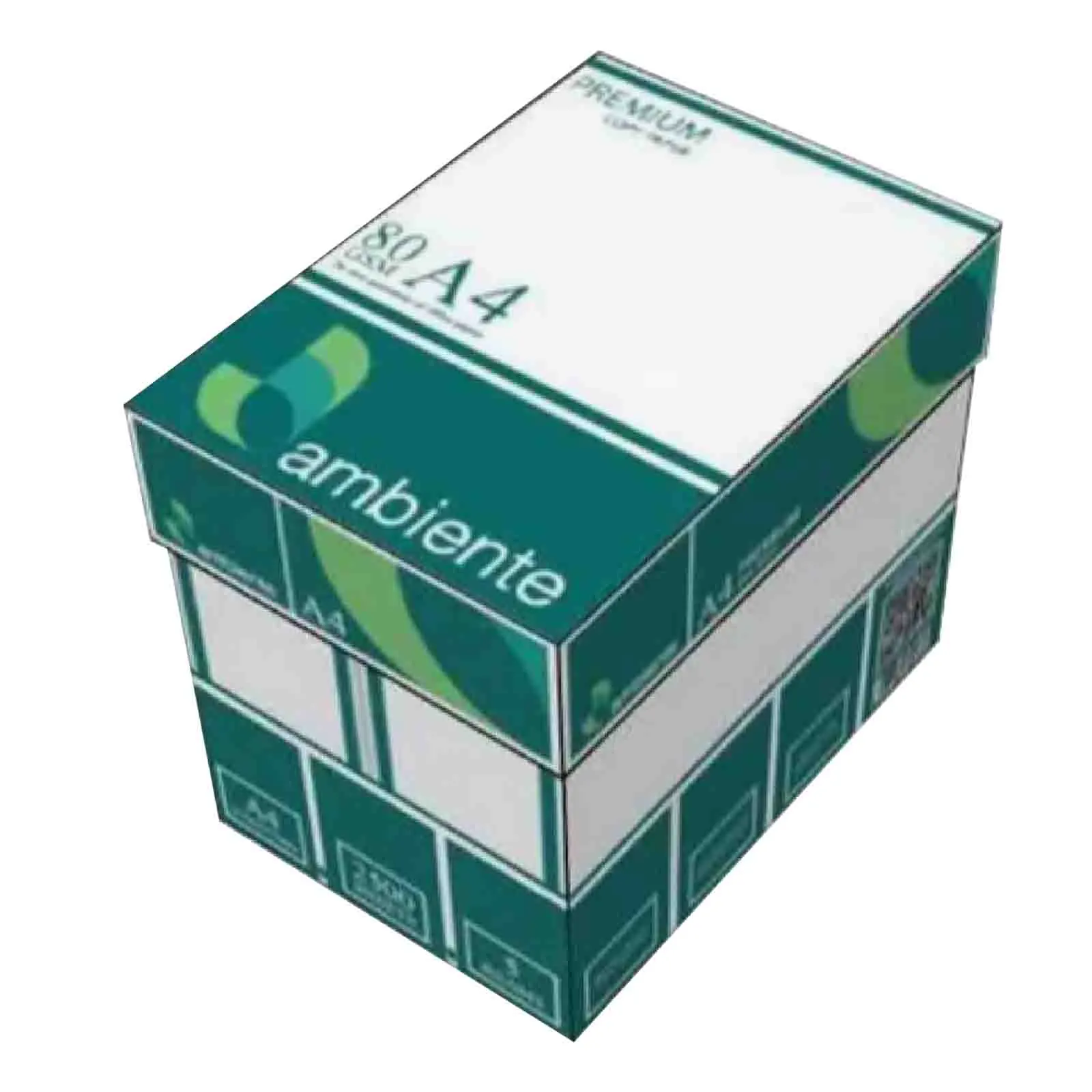 PAPER A4 SIZE 80 GSM AMBIENTE ( 5 X 500 SHEETS )