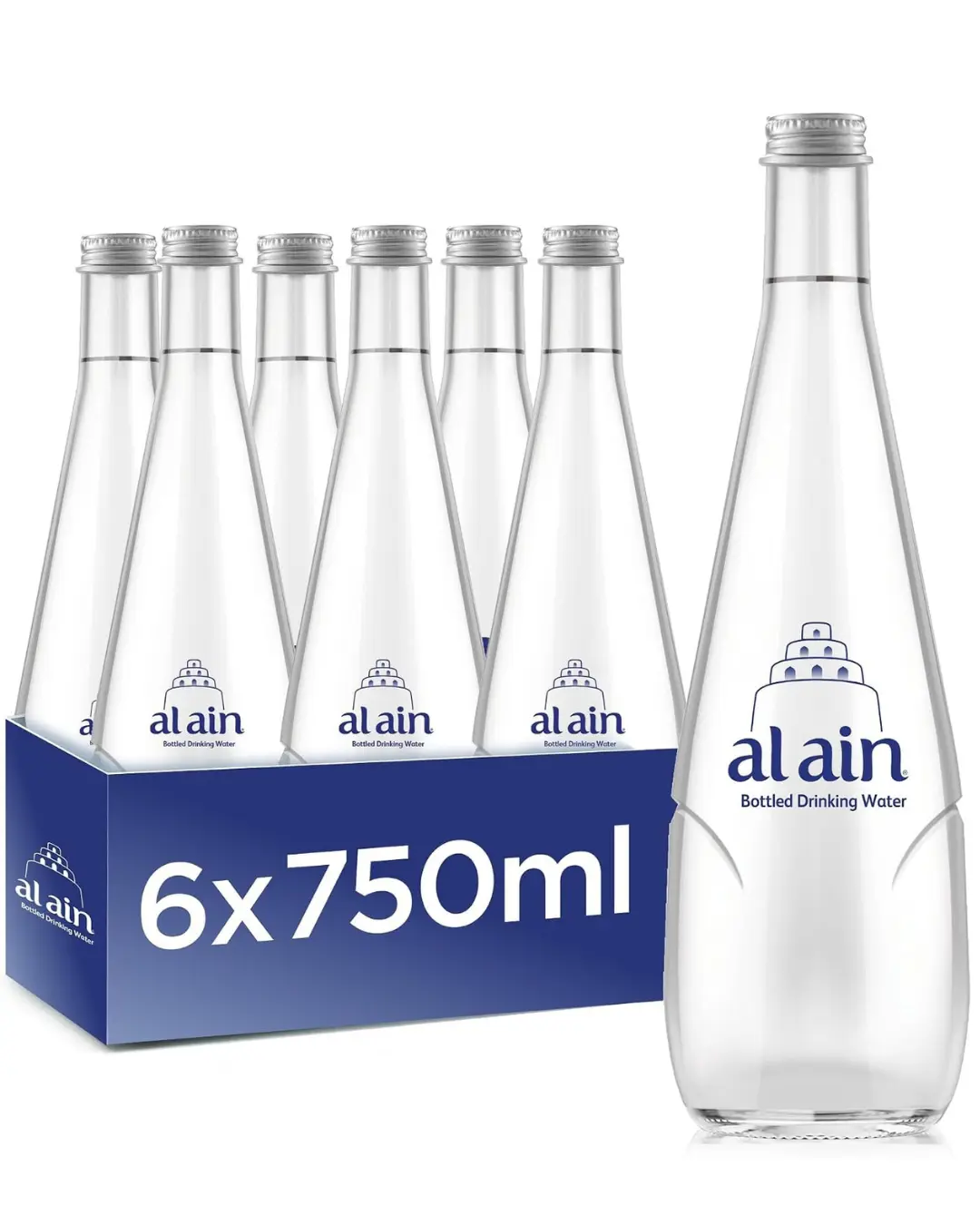 WATER STILL GLASS BOTTLE AL AIN ( 6 X 750 ML )