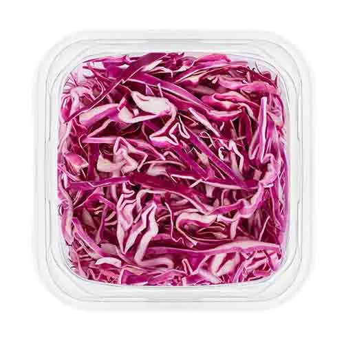 Fit Fresh Red Cabbage Shredded 175 g (Freshly-Prepared, Sanitized, Ready-To-Cook, No Preservatives, No Additives)