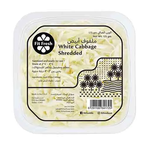 WHITE CABBAGE SHREDDED ( 175 GM )