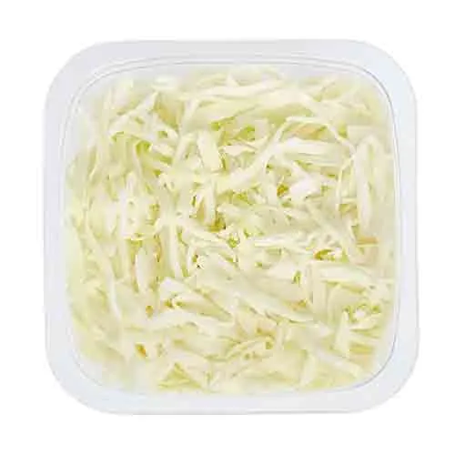 Fit Fresh White Cabbage Shredded 175 g (Freshly-Prepared, Sanitized, Ready-To-Cook, No Preservatives, No Additives)