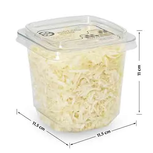 Fit Fresh White Cabbage Shredded 175 g (Freshly-Prepared, Sanitized, Ready-To-Cook, No Preservatives, No Additives)
