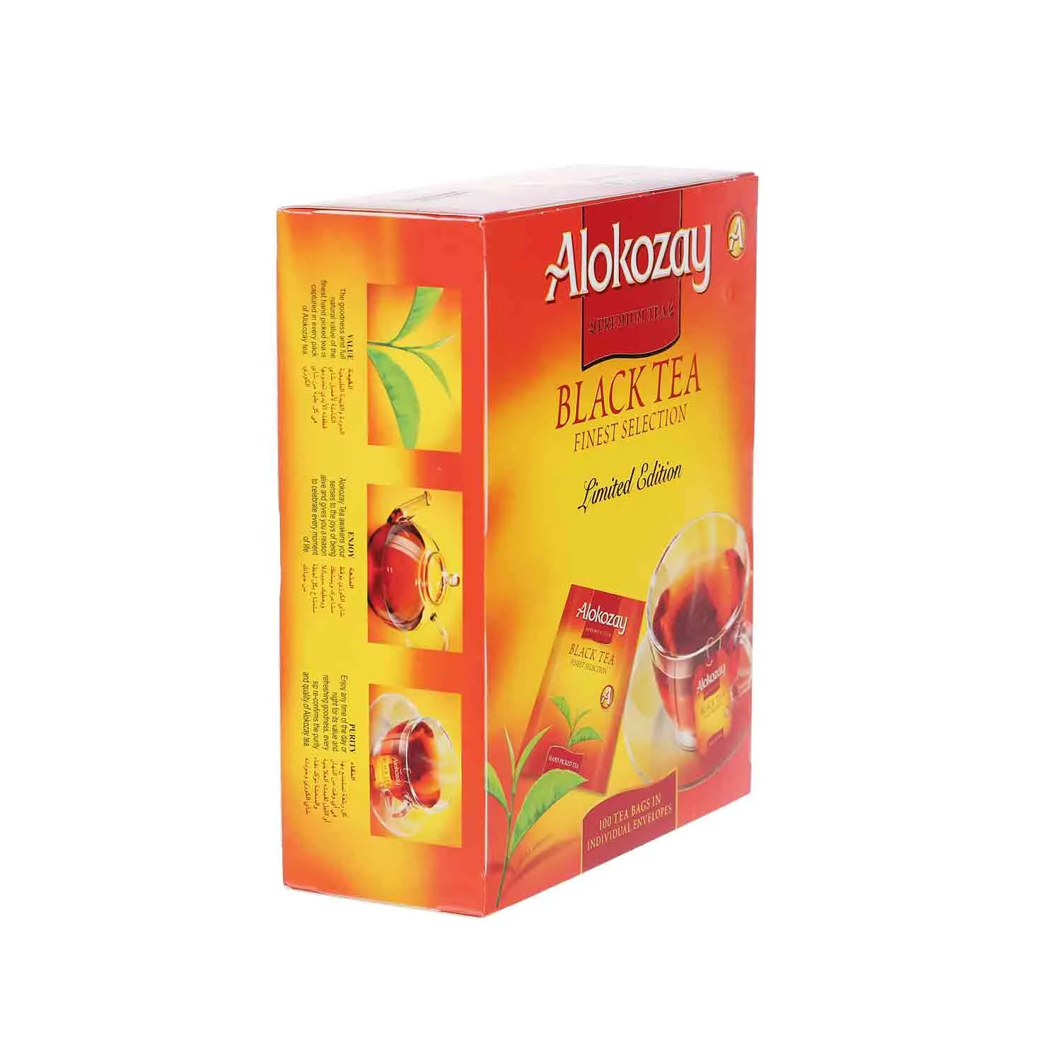 TEA BAGS BLACK ALOKOZAY ( 36 X 100 BAGS X 2 gm )