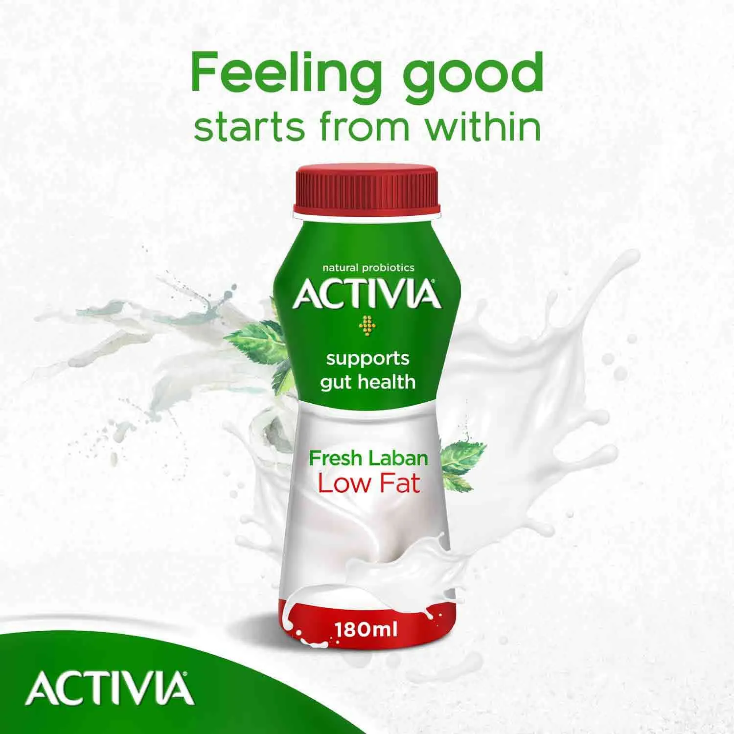 Activia Laban Low Fat - 180 ml