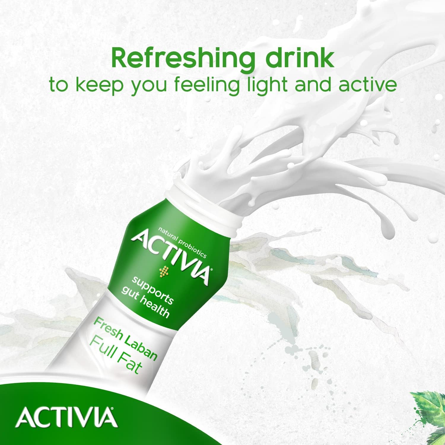  Activia Fresh Laban Full Fat 48 X 180 ml