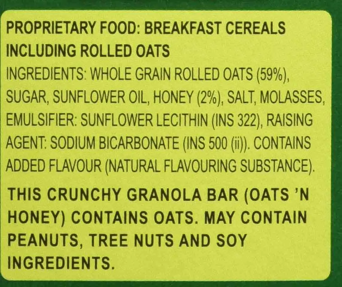 Nature Valley Crunchy Granola Bar Oat & Honey 252 g