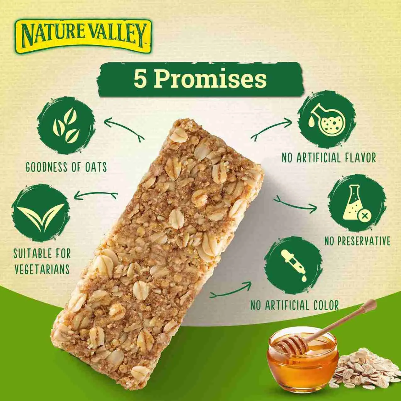 Nature Valley Crunchy Granola Bar Oat & Honey 252 g