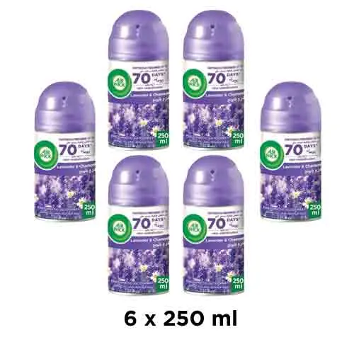 AIR FRESHNER REFILL LAVENDER & CAMOMILE AIR WICK ( 6 X 250 ML )