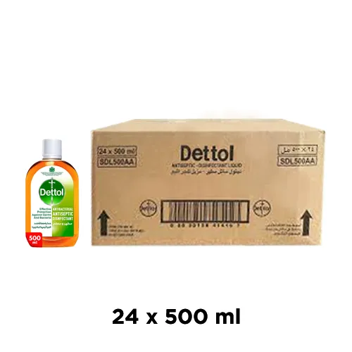 ANTISEPTIC DISINFECTANT DETTOL ( 24 X 500 ml )