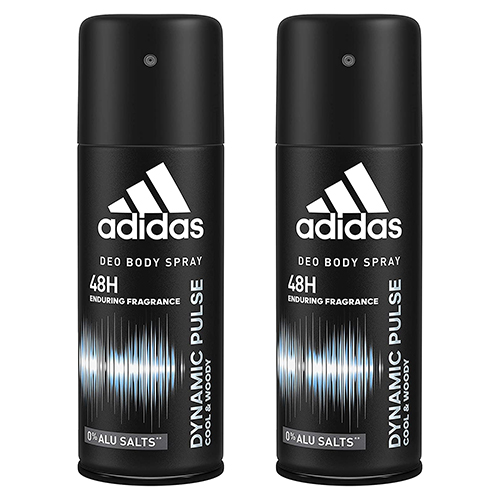  Adidas Deodorant Body Spray Men Dynamic Pulse  2 X 150 ml