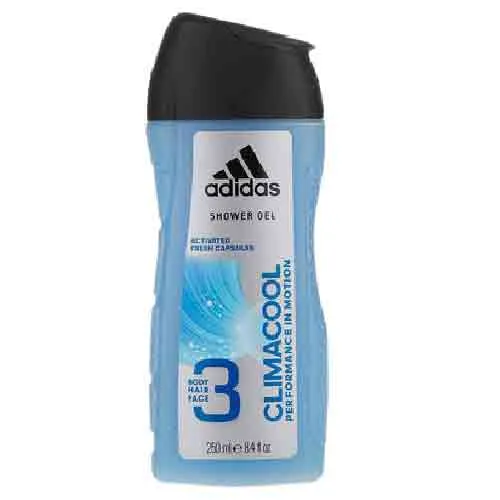 SHOWER GEL MEN 3 IN 1 CLIMACOOL ADIDAS (250 ml)