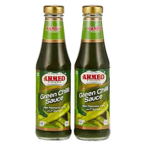 SAUCE GREEN CHILLI AHMED FOODS (2 X 300 gm)