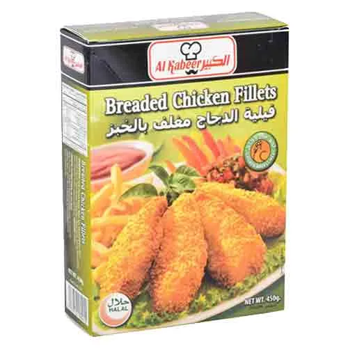 CHICKEN FILLET BREADED AL KABEER ( 450 GM )