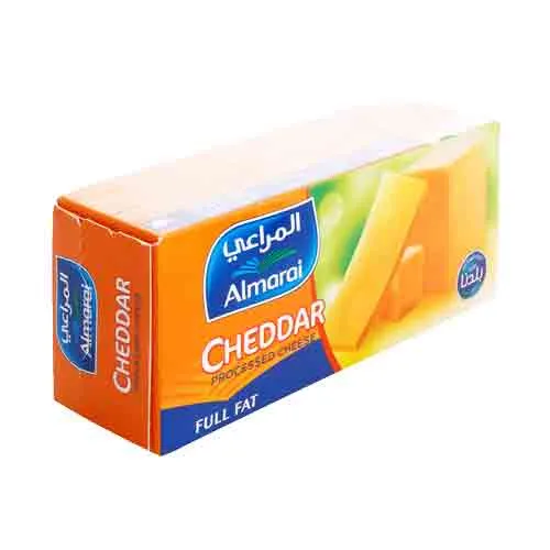 CHEESE CHEDDAR FULL FAT BLOCK AL MARAI ( 454 gm )