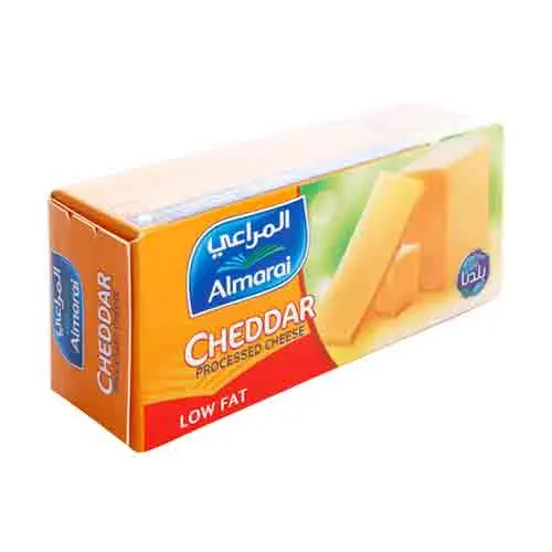 CHEESE CHEDDAR LOW FAT BLOCK AL MARAI ( 454 gm )