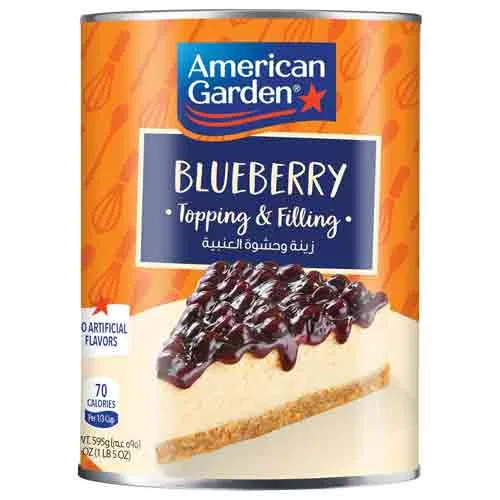 TOPPING & FILLIN BLUEBERRY AMERICAN GARDEN ( 595 gm )