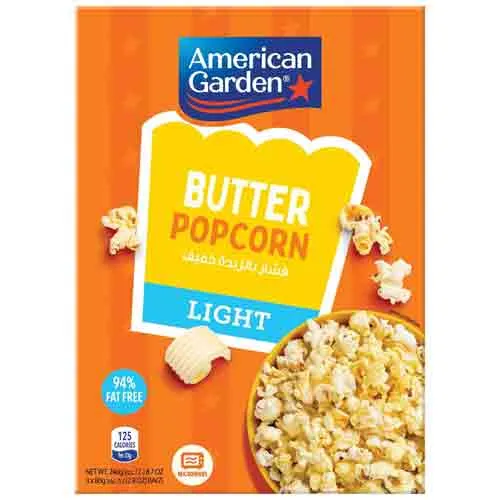 POPCORN BUTTER LITE AMERICAN GARDEN ( 273 gm )