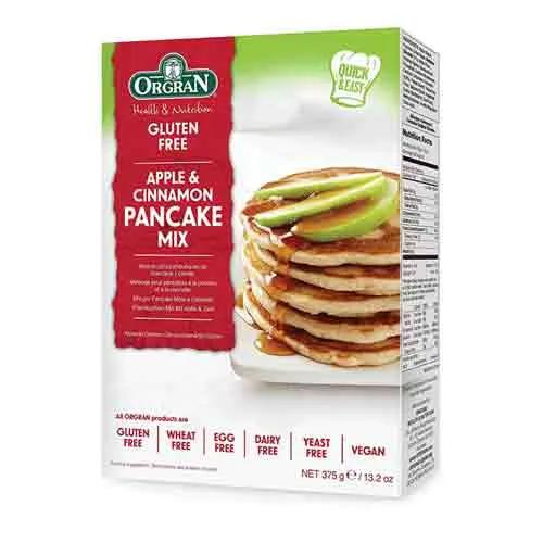 PANCAKE MIX APPLE & CINNAMON ORGAN ( 375 gm )