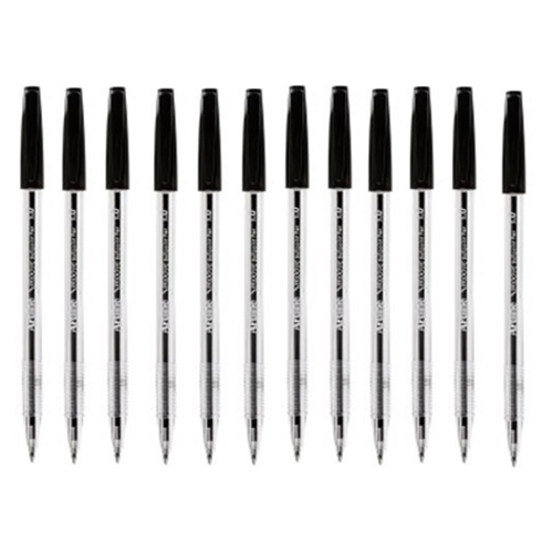  Artline Ball Point Pen Smart Grip 1.0 Black 12 Pcs 