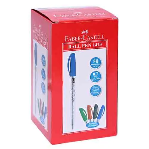 BALLPEN BLUE FABER CASTELL 1423 ( 50 PCS ) 