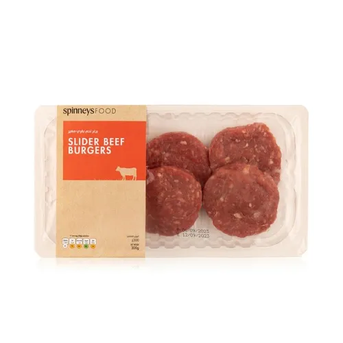 BEEF BURGERS SLIDER SPINNEYS FOOD ( 300 GM )