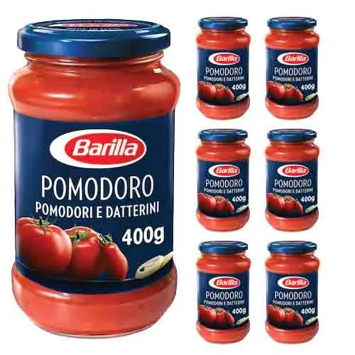SAUCE PASTA TOMATO POMODORO BARILLA (6 X 400 gm)