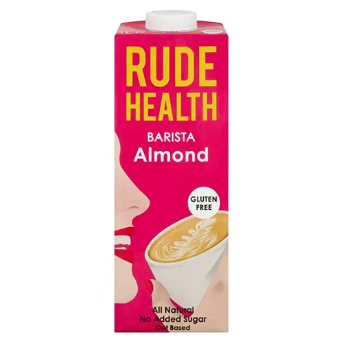 MILK ALMOND BARISTA DRINK RUDE HEALTH ( 1 LTR )
