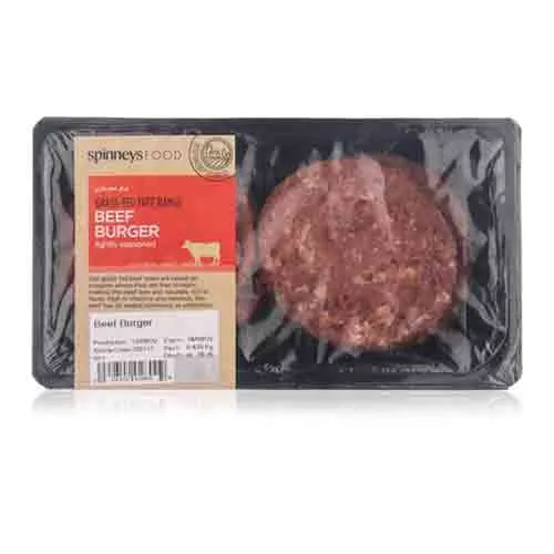BEEF BURGER SPINNEYS FOOD (435 GM)